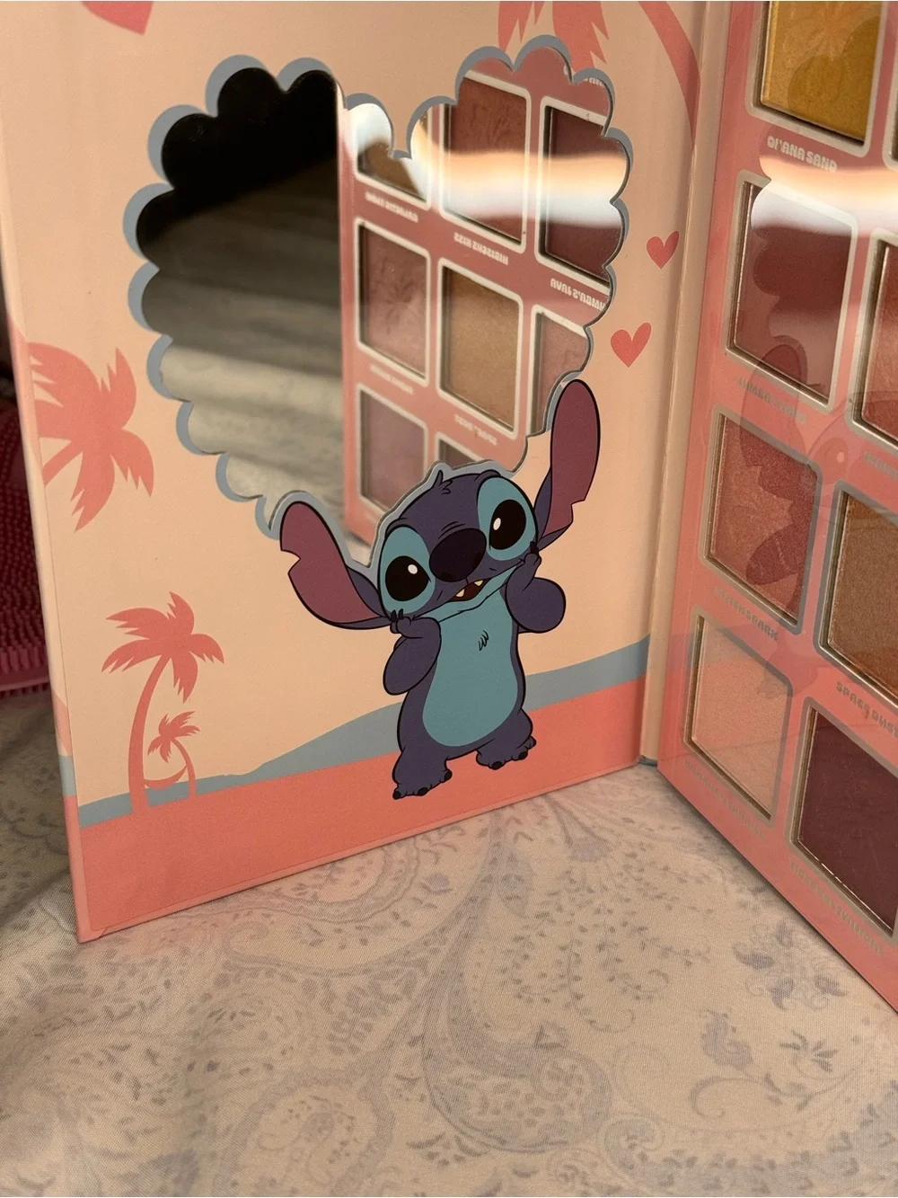 Disney Stitch and Angel Ultimate Makeup, Body Care & Cosmetic Bag Bundle